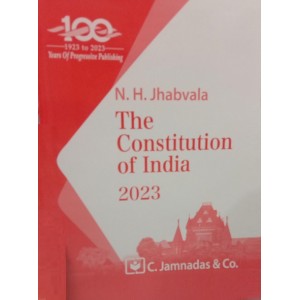 Jhabvala Law Series's Constitution of India For BA. LL.B  & LL.B by Noshirvan H. Jhabvala | C.Jamnadas & Co. [Edn. 2023]